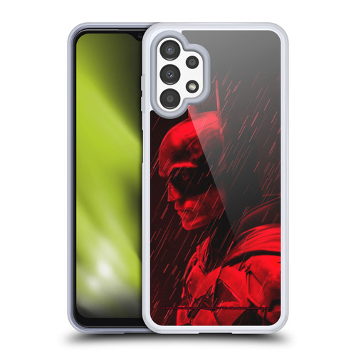 The Batman Neo-Noir Graphics Red Rain Soft Gel Case for Samsung Galaxy A13 (2022)