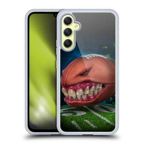 Tom Wood Monsters Football Soft Gel Case for Samsung Galaxy A34 5G