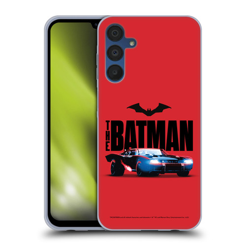 The Batman Neo-Noir Graphics Batmobile Soft Gel Case for Samsung Galaxy A15 & MagSafe