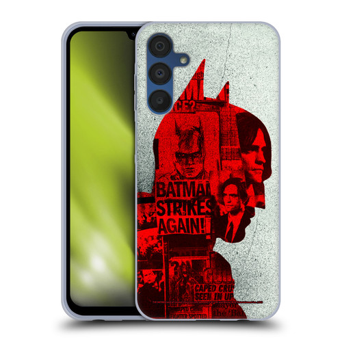 The Batman Neo-Noir Graphics Collage Soft Gel Case for Samsung Galaxy A15 & MagSafe