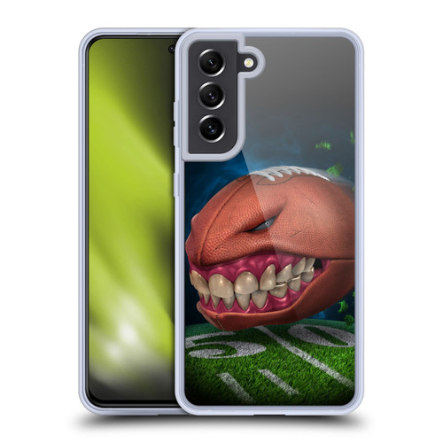 Tom Wood Monsters Football Soft Gel Case for Samsung Galaxy S21 FE 5G & MagSafe