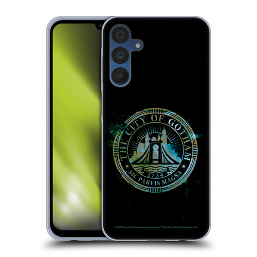 The Batman Neo-Noir Graphics Gotham City Badge Soft Gel Case for Samsung Galaxy A15 & MagSafe