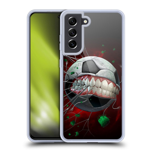 Tom Wood Monsters Soccer Soft Gel Case for Samsung Galaxy S21 FE 5G & MagSafe