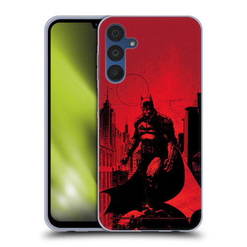 The Batman Neo-Noir Graphics Teaser Poster Soft Gel Case for Samsung Galaxy A15 & MagSafe