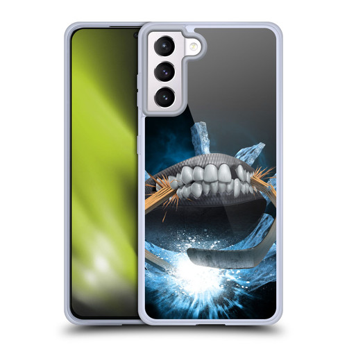 Tom Wood Monsters Hockey Soft Gel Case for Samsung Galaxy S21+ 5G & MagSafe