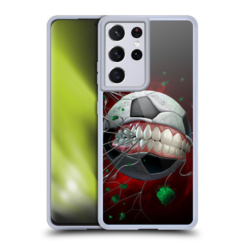 Tom Wood Monsters Soccer Soft Gel Case for Samsung Galaxy S21 Ultra 5G & MagSafe