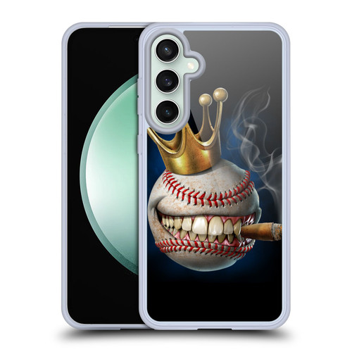 Tom Wood Monsters King Of Baseball Soft Gel Case for Samsung Galaxy S23 FE 5G & MagSafe