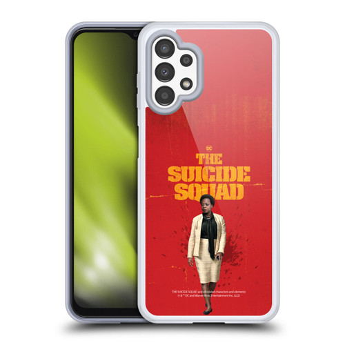 The Suicide Squad 2021 Character Poster Amanda Waller Soft Gel Case for Samsung Galaxy A13 (2022)