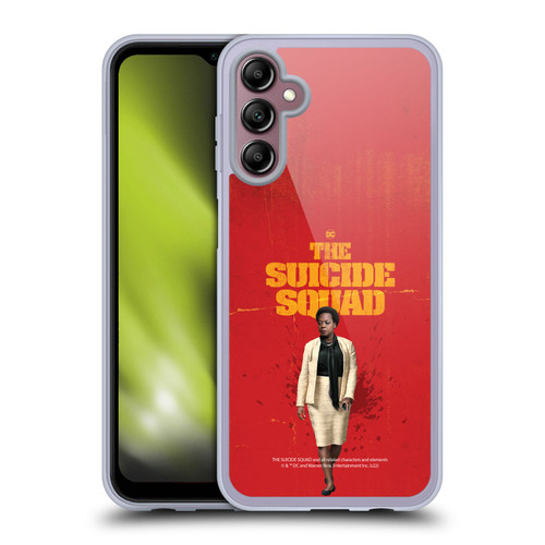 The Suicide Squad 2021 Character Poster Amanda Waller Soft Gel Case for Samsung Galaxy A14 5G