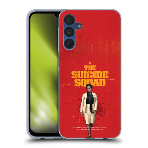 The Suicide Squad 2021 Character Poster Amanda Waller Soft Gel Case for Samsung Galaxy A15 & MagSafe