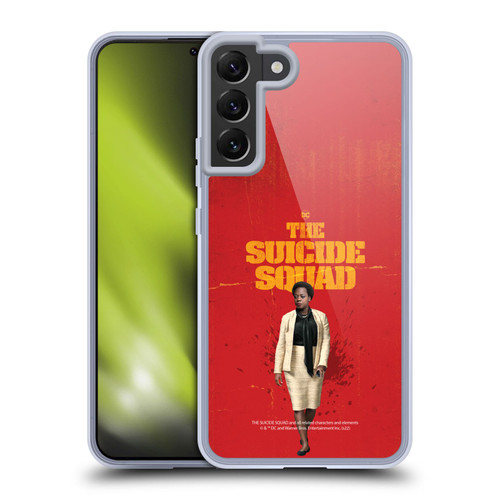 The Suicide Squad 2021 Character Poster Amanda Waller Soft Gel Case for Samsung Galaxy S22+ 5G & MagSafe