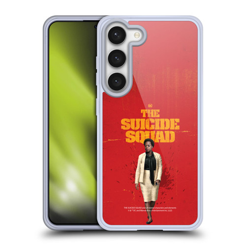 The Suicide Squad 2021 Character Poster Amanda Waller Soft Gel Case for Samsung Galaxy S23 5G & MagSafe