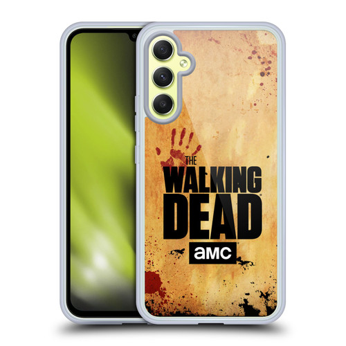 AMC The Walking Dead Logo Stacked Soft Gel Case for Samsung Galaxy A34 5G