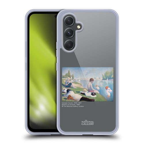 The National Gallery People Bathers At Asnieres Soft Gel Case for Samsung Galaxy A54 5G