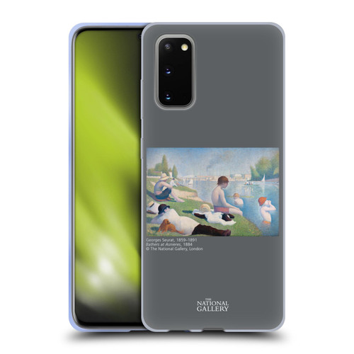 The National Gallery People Bathers At Asnieres Soft Gel Case for Samsung Galaxy S20 / S20 5G