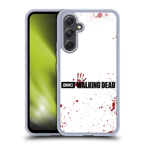 AMC The Walking Dead Logo Blood White Soft Gel Case for Samsung Galaxy A54 5G