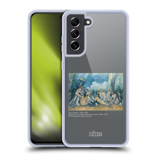 The National Gallery People Cezanne Bathers Soft Gel Case for Samsung Galaxy S21 FE 5G & MagSafe