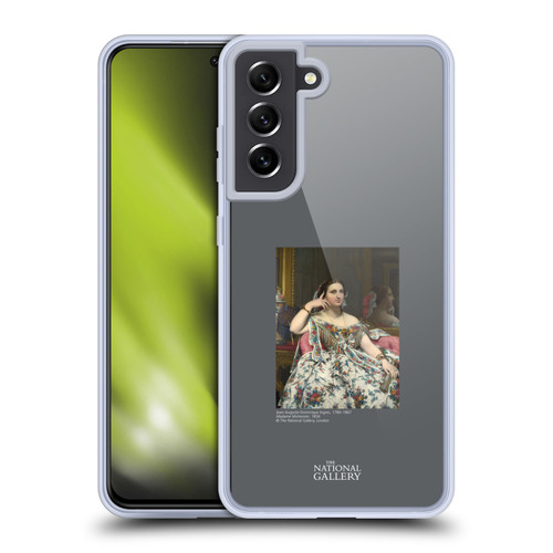 The National Gallery People Ingres Madame Moitessier Soft Gel Case for Samsung Galaxy S21 FE 5G & MagSafe