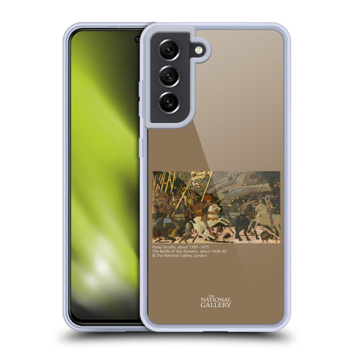 The National Gallery People The Battle Of San Romano Soft Gel Case for Samsung Galaxy S21 FE 5G & MagSafe