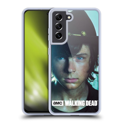 AMC The Walking Dead Characters Carl Soft Gel Case for Samsung Galaxy S21 FE 5G & MagSafe