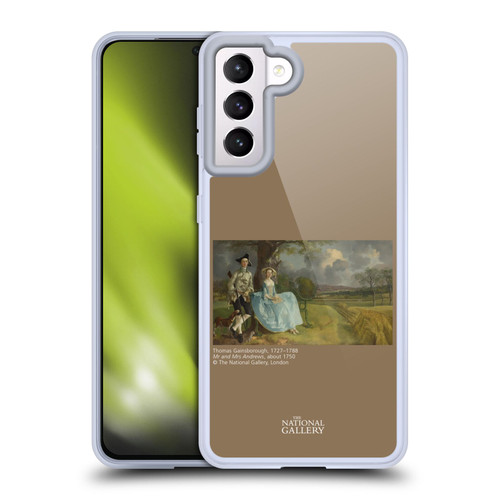 The National Gallery People Gainsborough Mr and Mrs Andrews Soft Gel Case for Samsung Galaxy S21 5G & MagSafe