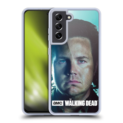 AMC The Walking Dead Characters Eugene Soft Gel Case for Samsung Galaxy S21 FE 5G & MagSafe