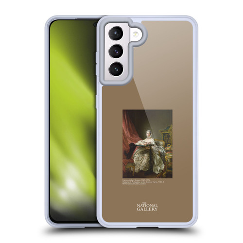 The National Gallery People Madame De Pompadour Soft Gel Case for Samsung Galaxy S21 5G & MagSafe