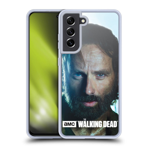 AMC The Walking Dead Characters Rick Soft Gel Case for Samsung Galaxy S21 FE 5G & MagSafe
