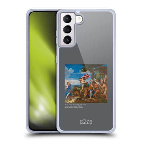 The National Gallery People Bacchus And Ariadne Soft Gel Case for Samsung Galaxy S21+ 5G & MagSafe