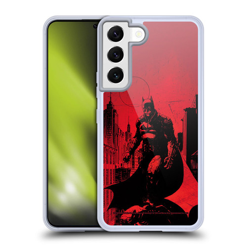 The Batman Neo-Noir Graphics Teaser Poster Soft Gel Case for Samsung Galaxy S22 5G & MagSafe