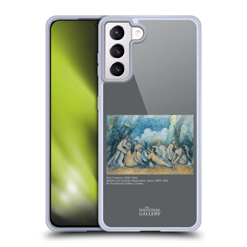 The National Gallery People Cezanne Bathers Soft Gel Case for Samsung Galaxy S21+ 5G & MagSafe