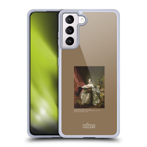 The National Gallery People Madame De Pompadour Soft Gel Case for Samsung Galaxy S21+ 5G & MagSafe