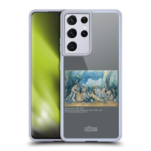 The National Gallery People Cezanne Bathers Soft Gel Case for Samsung Galaxy S21 Ultra 5G & MagSafe