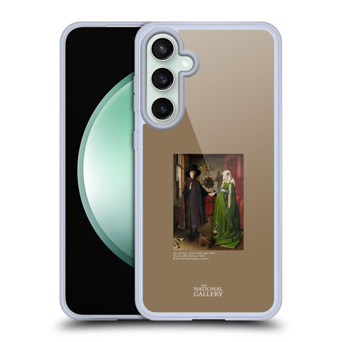 The National Gallery People The Arnolfini Portrait Soft Gel Case for Samsung Galaxy S23 FE 5G & MagSafe
