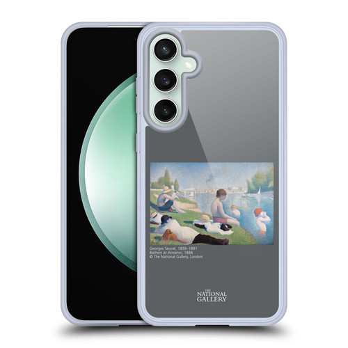 The National Gallery People Bathers At Asnieres Soft Gel Case for Samsung Galaxy S23 FE 5G & MagSafe