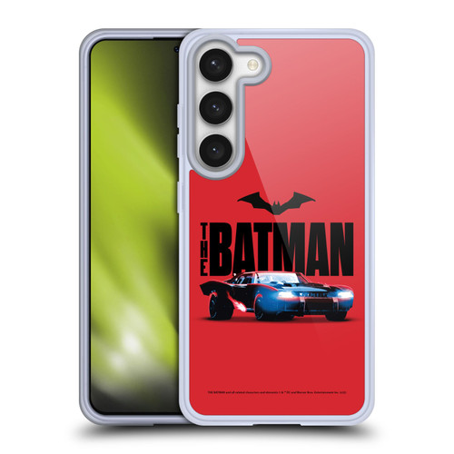 The Batman Neo-Noir Graphics Batmobile Soft Gel Case for Samsung Galaxy S23 5G & MagSafe