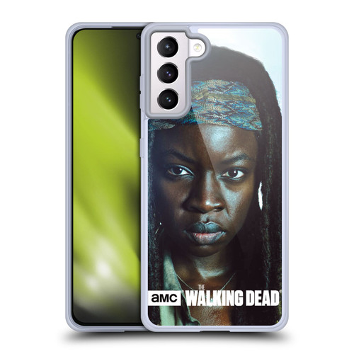 AMC The Walking Dead Characters Michonne Soft Gel Case for Samsung Galaxy S21+ 5G & MagSafe