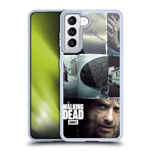 AMC The Walking Dead Logo Key Art Vertical Soft Gel Case for Samsung Galaxy S21 5G & MagSafe