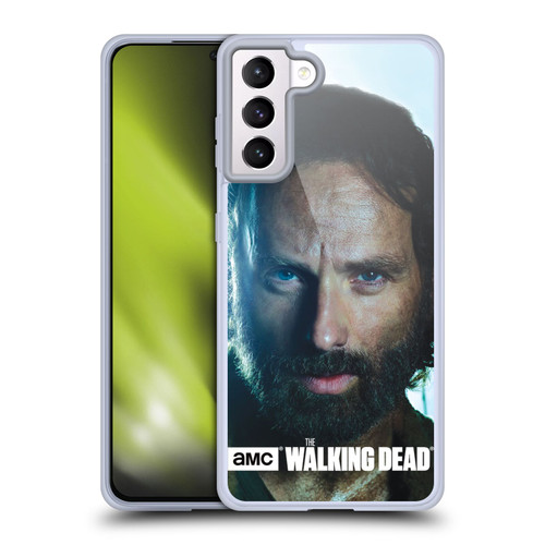 AMC The Walking Dead Characters Rick Soft Gel Case for Samsung Galaxy S21+ 5G & MagSafe