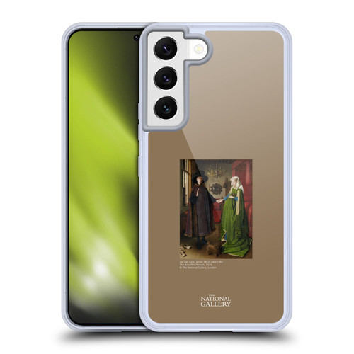The National Gallery People The Arnolfini Portrait Soft Gel Case for Samsung Galaxy S22 5G & MagSafe