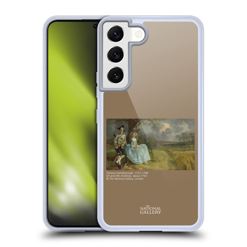 The National Gallery People Gainsborough Mr and Mrs Andrews Soft Gel Case for Samsung Galaxy S22 5G & MagSafe