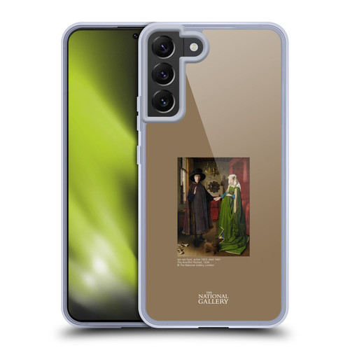 The National Gallery People The Arnolfini Portrait Soft Gel Case for Samsung Galaxy S22+ 5G & MagSafe