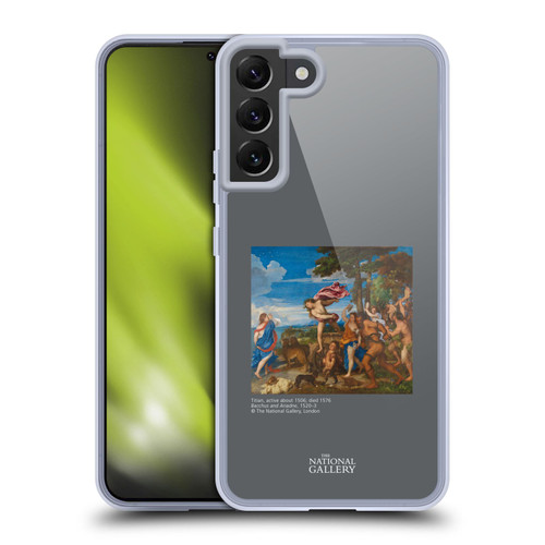 The National Gallery People Bacchus And Ariadne Soft Gel Case for Samsung Galaxy S22+ 5G & MagSafe