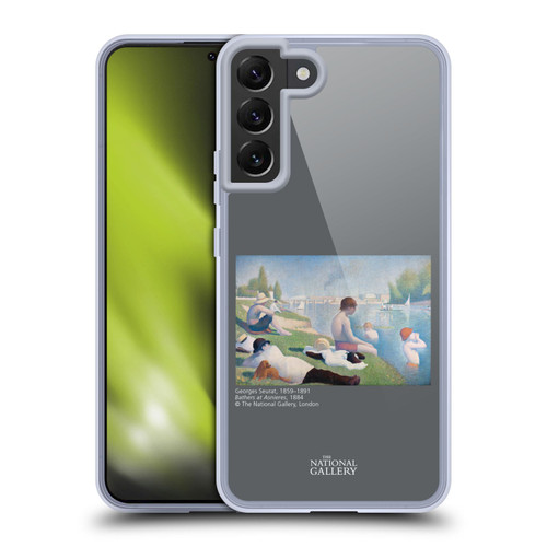 The National Gallery People Bathers At Asnieres Soft Gel Case for Samsung Galaxy S22+ 5G & MagSafe