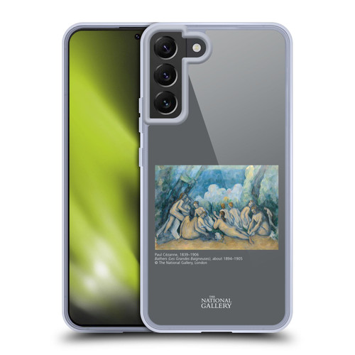 The National Gallery People Cezanne Bathers Soft Gel Case for Samsung Galaxy S22+ 5G & MagSafe