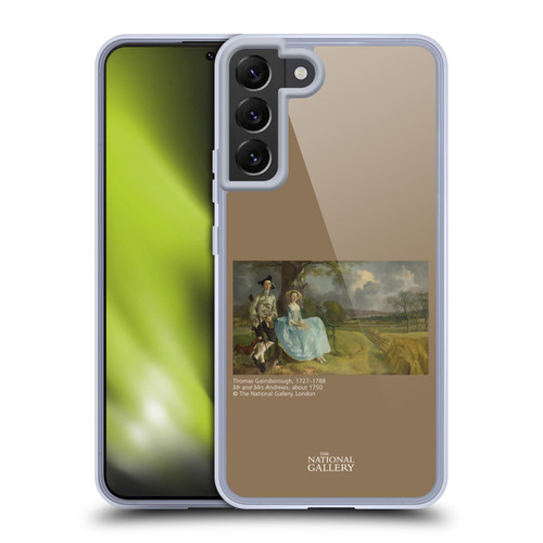 The National Gallery People Gainsborough Mr and Mrs Andrews Soft Gel Case for Samsung Galaxy S22+ 5G & MagSafe