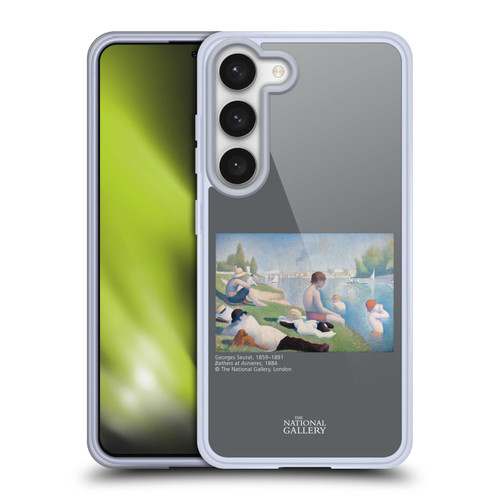 The National Gallery People Bathers At Asnieres Soft Gel Case for Samsung Galaxy S23 5G & MagSafe