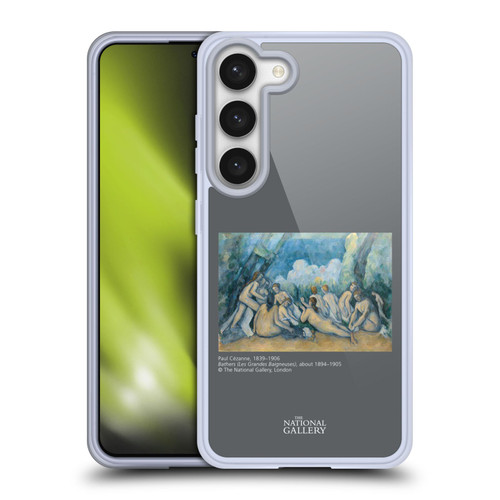 The National Gallery People Cezanne Bathers Soft Gel Case for Samsung Galaxy S23 5G & MagSafe