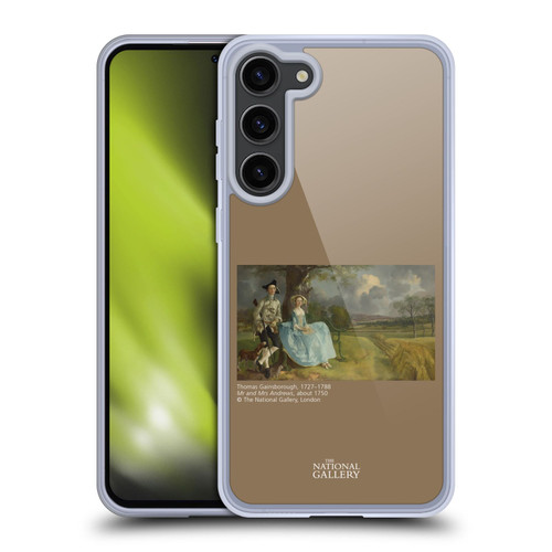 The National Gallery People Gainsborough Mr and Mrs Andrews Soft Gel Case for Samsung Galaxy S23+ 5G & MagSafe