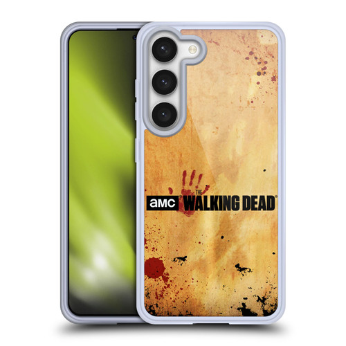 AMC The Walking Dead Logo Horizontal Soft Gel Case for Samsung Galaxy S23 5G & MagSafe